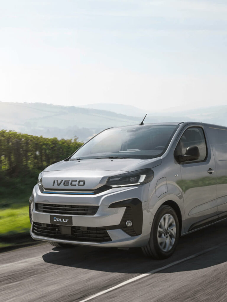 Iveco eJolly jakeluajossa